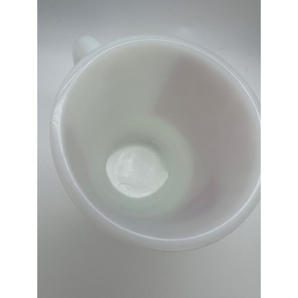 VINTAGE DAIRY QUEEN TEXAS CITIES TERMOCRISA MILK GLASS MUG RARE - Picture 8 of 9